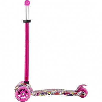 Самокат 3-х колесный MAXISCOO "JUNIOR" (2021), со светящимися колесами, единорог Самокат 3-х колесный MAXISCOO "JUNIOR" (2021), со светящимися колесами, единорог
