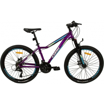 Велосипед 2-х колесный MAXISCOO "CORD HORIZON" (2023), 21 Скорость, 26", Ростовка 13'', Маджента Велосипед 2-х колесный MAXISCOO "CORD HORIZON" (2023), 21 Скорость, 26", Ростовка 13'', Маджента