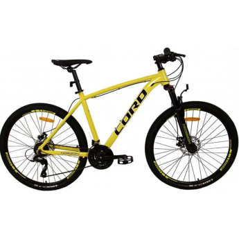 Велосипед 2-х колесный MAXISCOO "CORD HORIZON" (2023), 21 Скорость, 27.5", Ростовка 19'', Желтый Велосипед 2-х колесный MAXISCOO "CORD HORIZON" (2023), 21 Скорость, 27.5", Ростовка 19'', Желтый