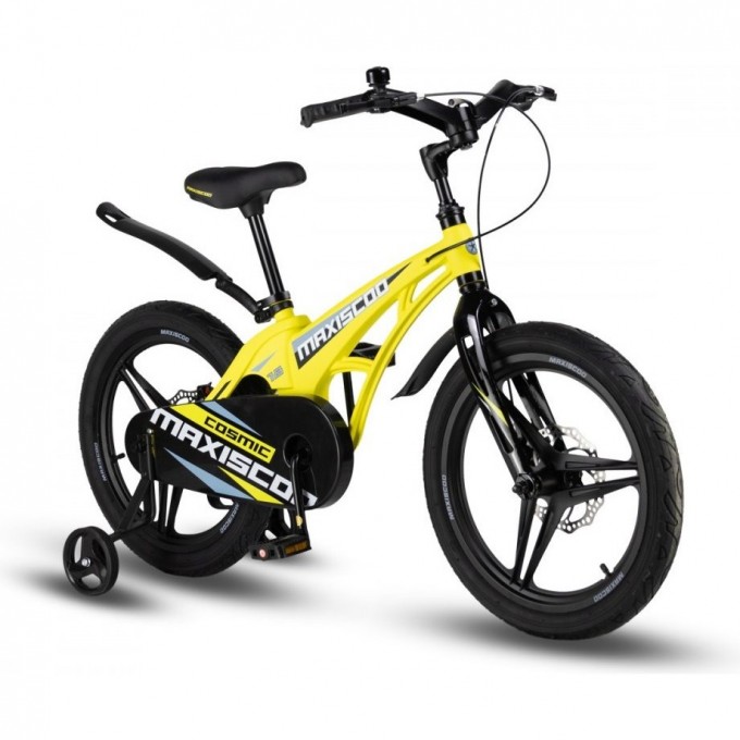 Велосипед детский MAXISCOO COSMIC DELUXE 18'' Желтый Матовый (2024) MSC-C1836D Велосипед детский MAXISCOO COSMIC DELUXE 18'' Желтый Матовый (2024) MSC-C1836D