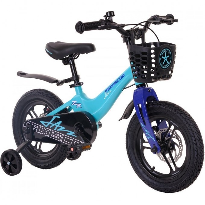 Велосипед детский MAXISCOO JAZZ PRO 14'' Мятный матовый (2024) MSC-J1434P Велосипед детский MAXISCOO JAZZ PRO 14'' Мятный матовый (2024) MSC-J1434P