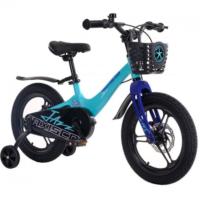 Велосипед детский MAXISCOO JAZZ PRO 16'' Мятный матовый (2024) MSC-J1634P Велосипед детский MAXISCOO JAZZ PRO 16'' Мятный матовый (2024) MSC-J1634P