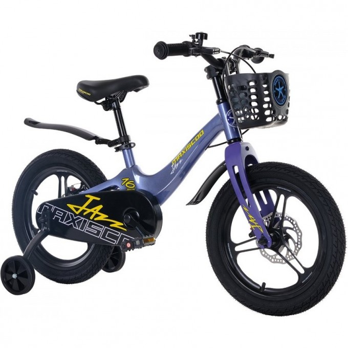 Велосипед детский MAXISCOO JAZZ PRO 16'' Синий карбон (2024) MSC-J1631P Велосипед детский MAXISCOO JAZZ PRO 16'' Синий карбон (2024) MSC-J1631P