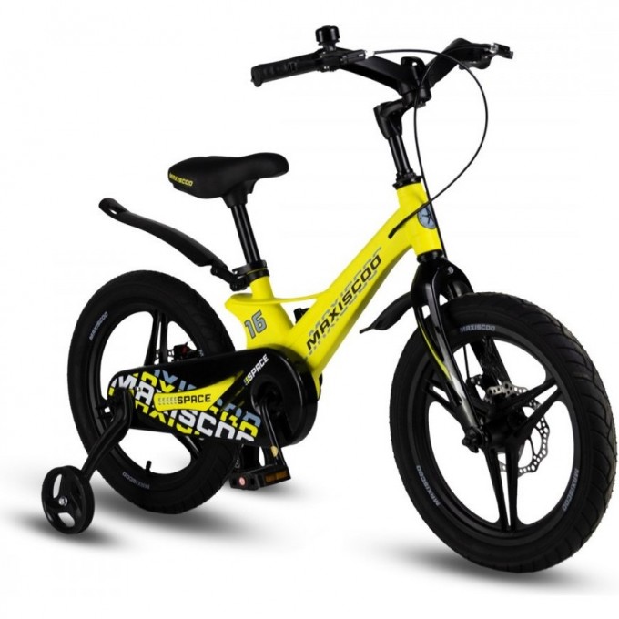 Велосипед детский MAXISCOO SPACE DELUXE 16'' Желтый Матовый (2024) MSC-S1635D Велосипед детский MAXISCOO SPACE DELUXE 16'' Желтый Матовый (2024) MSC-S1635D
