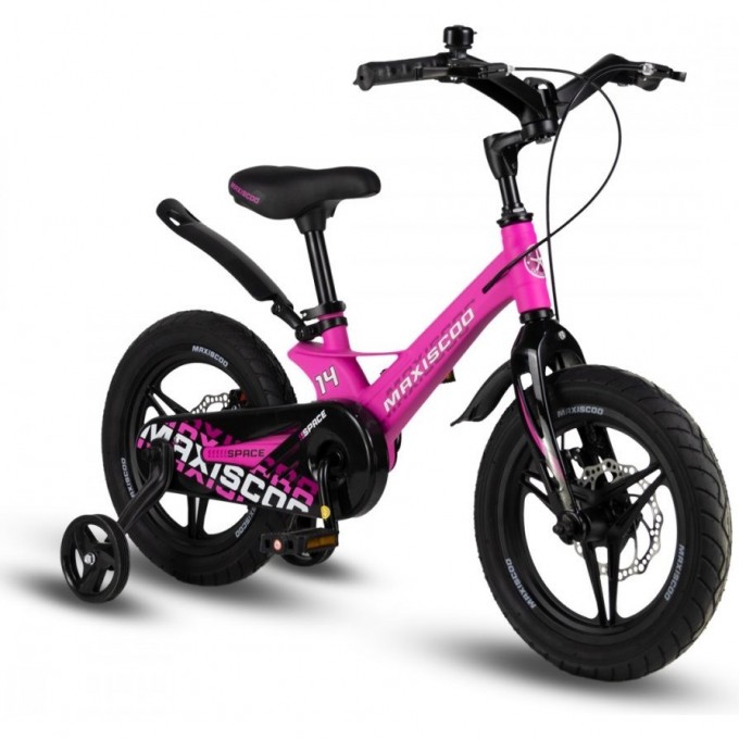Велосипед детский MAXISCOO SPACE DELUXE PLUS 14'' Ультра-розовый Матовый (2024) MSC-S1432D Велосипед детский MAXISCOO SPACE DELUXE PLUS 14'' Ультра-розовый Матовый (2024) MSC-S1432D